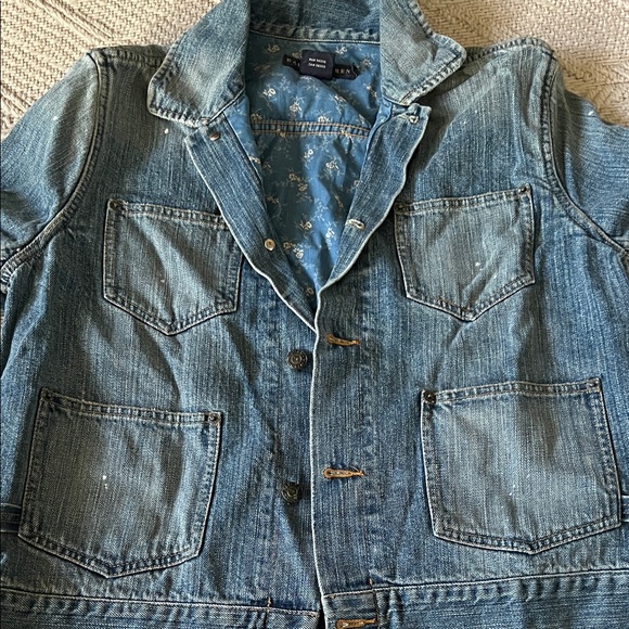 Ralph Lauren Indigo Floral Denim - Picture 3 of 7